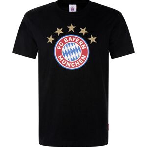 FC Bayern München Logo Tričko černá