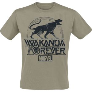 Avengers Black Panther - Wakanda Forever Tričko khaki