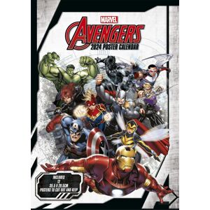 Avengers Plakátový kalendář 2024 Nástenný kalendář vícebarevný