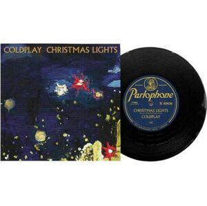 Coldplay Christmas lights 7 inch-SINGL černá