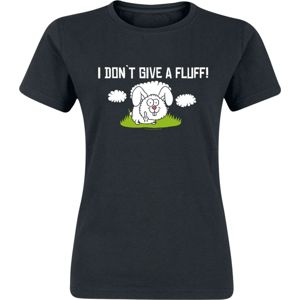 I Don't Give A Fluff! Dámské tričko černá