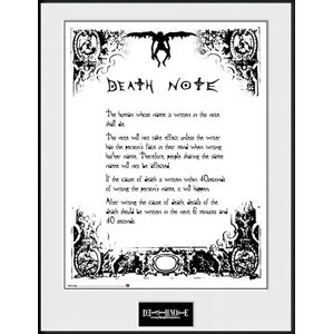 Death Note Rules Obraz na zeď standard