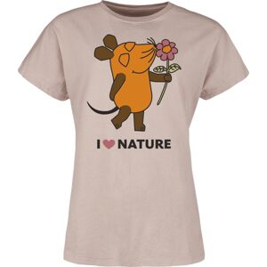 Die Sendung mit der Maus I Love Nature Dámské tričko starorůžová