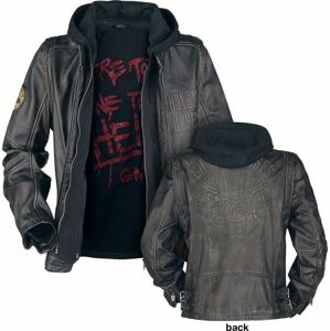 Guns N' Roses EMP Signature Collection Kožená bunda hnedá/cerná