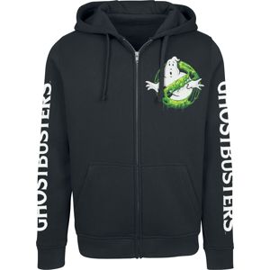 Ghostbusters Slime Logo Mikina s kapucí na zip černá