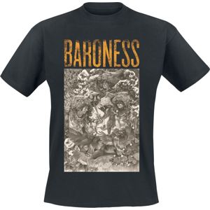 Baroness Gold & Grey tricko černá