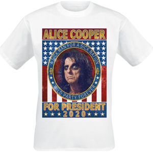 Alice Cooper I'm With Coop Tričko bílá