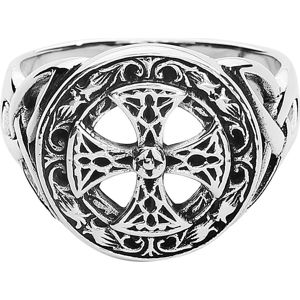 etNox magic and mystic Silver Celtic Cross prsten standard