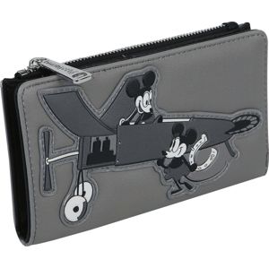 Mickey & Minnie Mouse Loungefly - Mickey Retro Peněženka šedá
