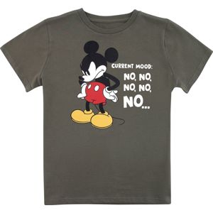 Mickey & Minnie Mouse Current Mood detské tricko khaki