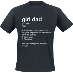 Family & Friends Definition Girl Dad Tričko černá