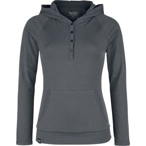 Black Premium by EMP Tričko s kapucí dívcí triko s dlouhými rukávy šedá
