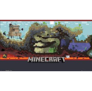 Minecraft Underground plakát vícebarevný