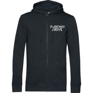 Parkway Drive Smoke Skull Mikina s kapucí na zip černá