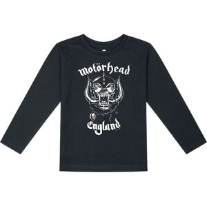 Motörhead Metal-Kids - England: Stencil detské tricko - dlouhý rukáv černá