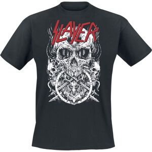 Slayer Skulltagram Tričko černá