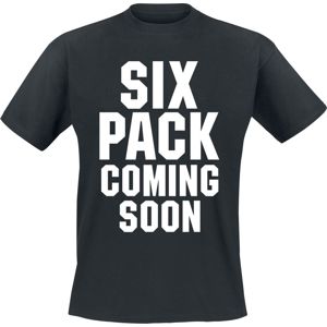 Six Pack Coming Soon tricko černá