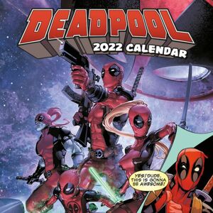 Deadpool Kalendář 2022 Nástenný kalendář vícebarevný