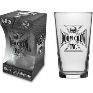 Black Label Society Doom Crew pivní sklenice transparentní