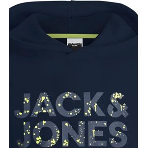 Jack & Jones Mikina s kapucí Neon Pop detská mikina s kapucí námořnická modrá