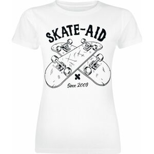 Skate Aid Crossboards Dámské tričko bílá
