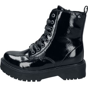 Dockers by Gerli Patent PU Leather Boots dětské boty černá