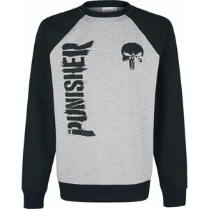The Punisher Logo Mikina smíšená šedo-černá