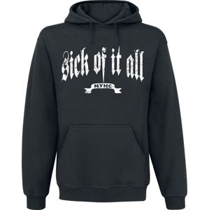 Sick Of It All Logo mikina s kapucí černá