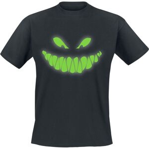 Zábavné tričko Evil Halloween Smile Tričko černá