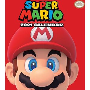 Super Mario 2021 Nástenný kalendár vícebarevný