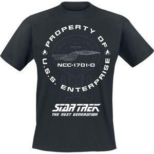 Star Trek Enterprise Tričko černá