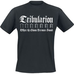 Tribulation Gates Tričko černá
