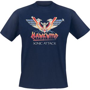 Hawkwind Sonic Attack Tričko námořnická modrá