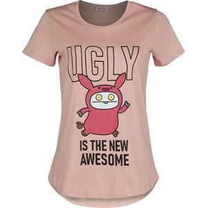 Ugly Dolls Ugly Is The New Awesome dívcí tricko světle růžová