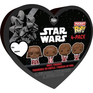 Star Wars Star Wars - Valentine´s Day Box - balení 4 ks (čokoládové) Sberatelská postava vícebarevný