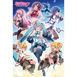 Hatsune Miku Group plakát vícebarevný