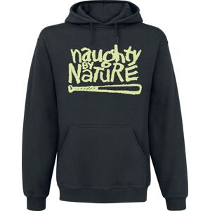 Naughty by Nature Classic Logo OPP Mikina s kapucí černá