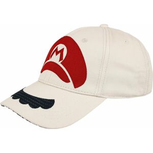 Super Mario Mario Icon Baseballová kšiltovka bílá