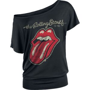 The Rolling Stones Plastered Tongue dívcí tricko černá