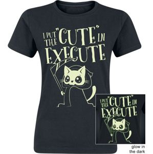 Tierisch Cute In Execute Dámské tričko černá