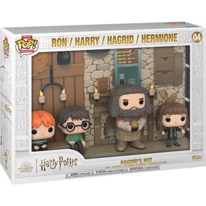 Harry Potter Hagrids Hut with Ron, Harry, Hagrid, Hermine (Pop! Moment Deluxe) Vinyl Figur 04 Sberatelská postava standard
