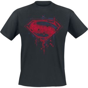 Batman vs Superman Geo Logo Tričko černá