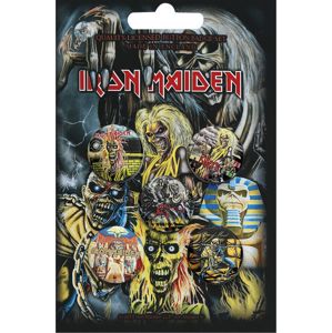 Iron Maiden Early Albums Sada odznaku vícebarevný