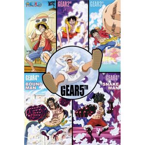 One Piece Gears History plakát vícebarevný