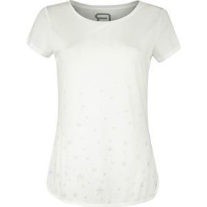 RED by EMP Sport and Yoga - Bílé tričko s potiskem Dámské tričko šedobílá