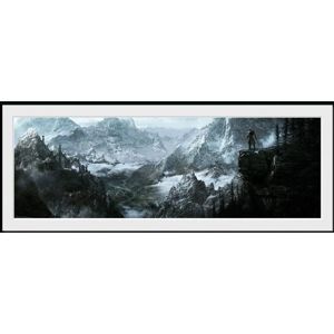 The Elder Scrolls V - Skyrim - Vista Zarámovaný obraz vícebarevný