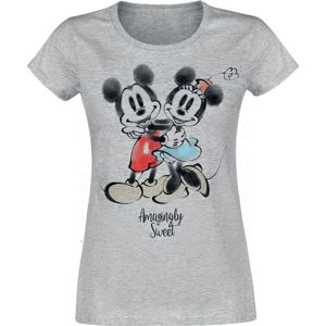 Mickey & Minnie Mouse Amazingly Sweet Dámské tričko prošedivelá