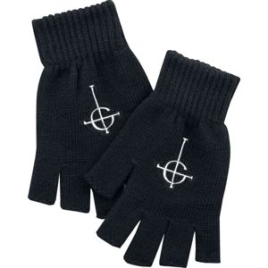 Ghost Logo rukavice bez prstů černá