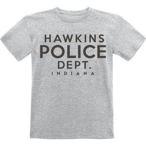 Stranger Things Kids - Hawkins Police Department detské tricko šedá