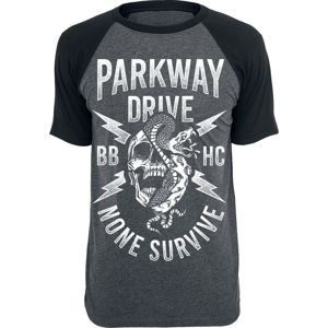 Parkway Drive None Survive Tričko smíšená šedo-černá